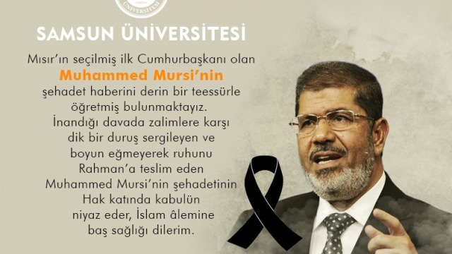 Tâziye: Mısır’ın seçilmiş ilk Cumhurbaşkanı Muhammed Mursi’nin Vefâtı