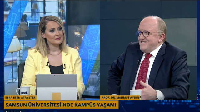 Samsun Üniversitesi Rektörü Prof. Dr.Mahmut AYDIN   TV Net Kampüs Yolunda programı 24.06.2021