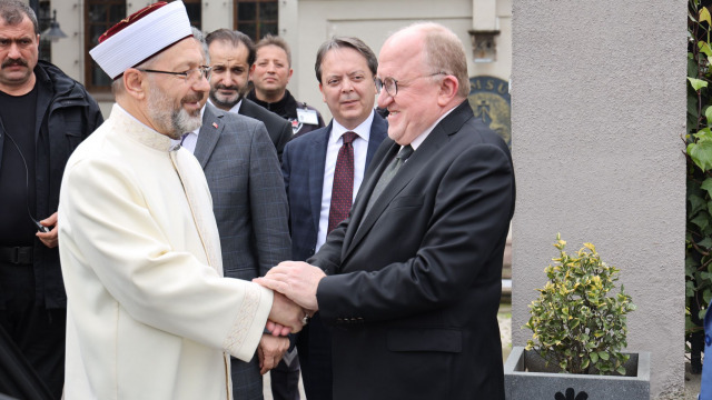 Diyanet İşleri Başkanı Erbaş’tan Rektör Aydın’a Ziyaret