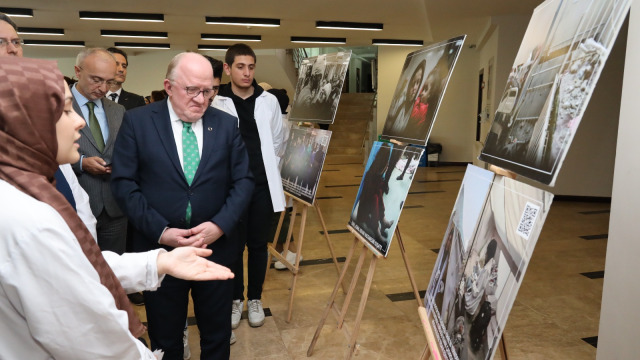 Samsun Üniversitesinde “İnsanlığa Beyaz Çağrı” Sergisi