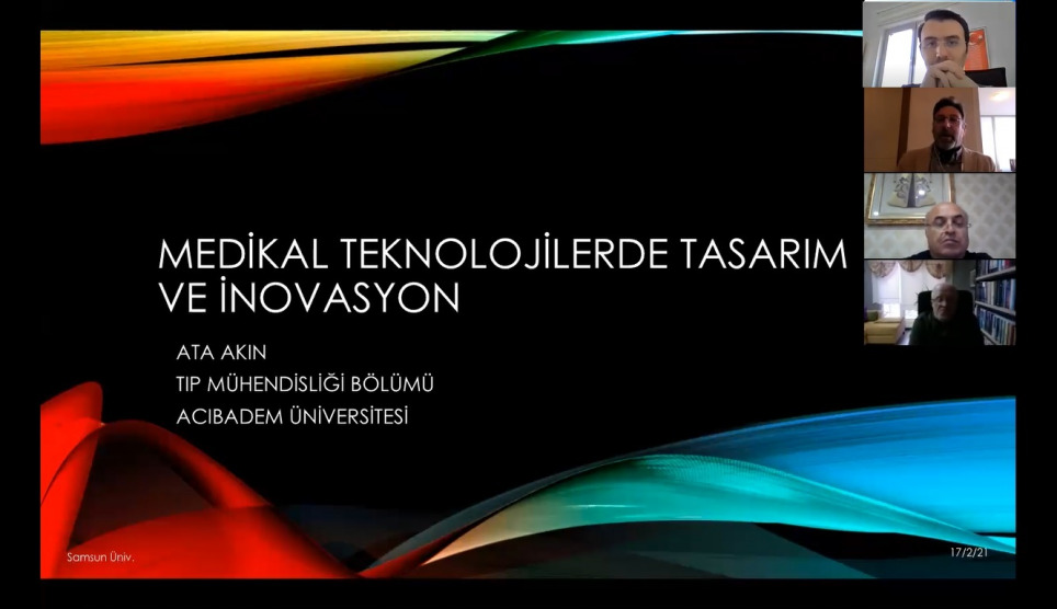 Samsun Üniversitesi Biyomedikal Günlükleri’nin İlk Konuğu Prof. Dr. Ata Akın Oldu