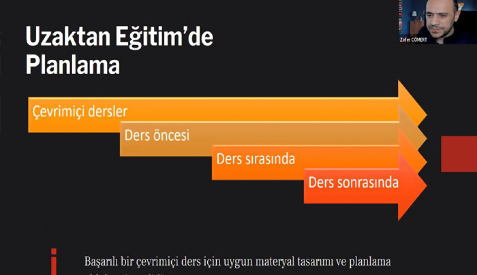 Öğrencilere Yönelik Uzaktan Eğitim Bilgilendirme Toplantısı Yapıldı