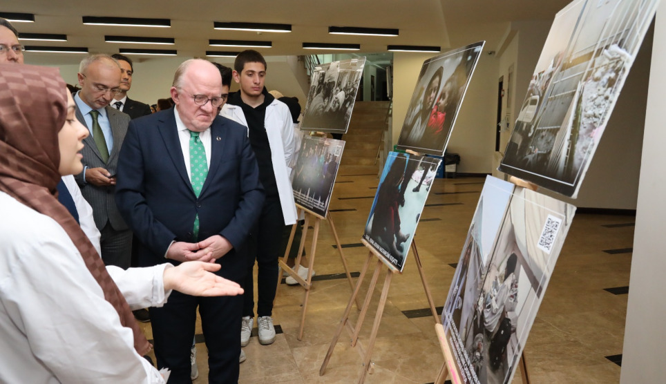 Samsun Üniversitesinde “İnsanlığa Beyaz Çağrı” Sergisi