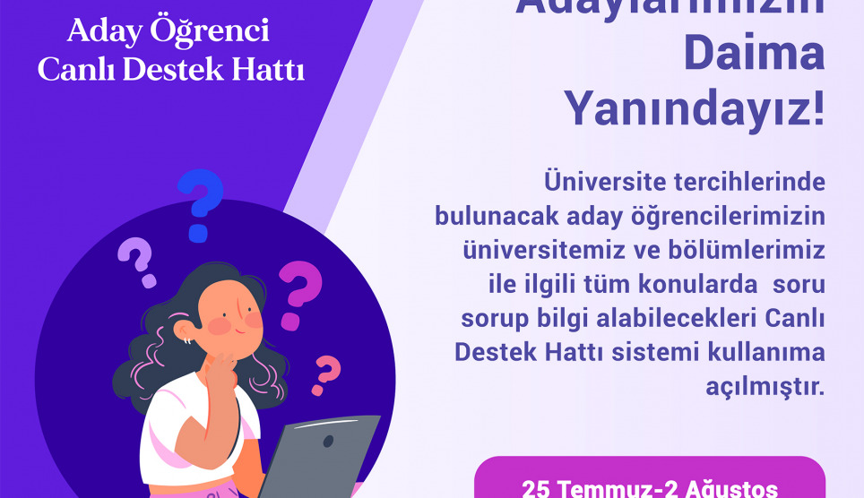 Öğrenci Adaylarımızın Daima Yanındayız!